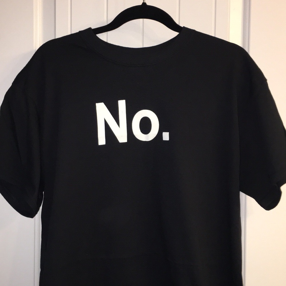 “No” Graphic Tee - Picture 2 of 2